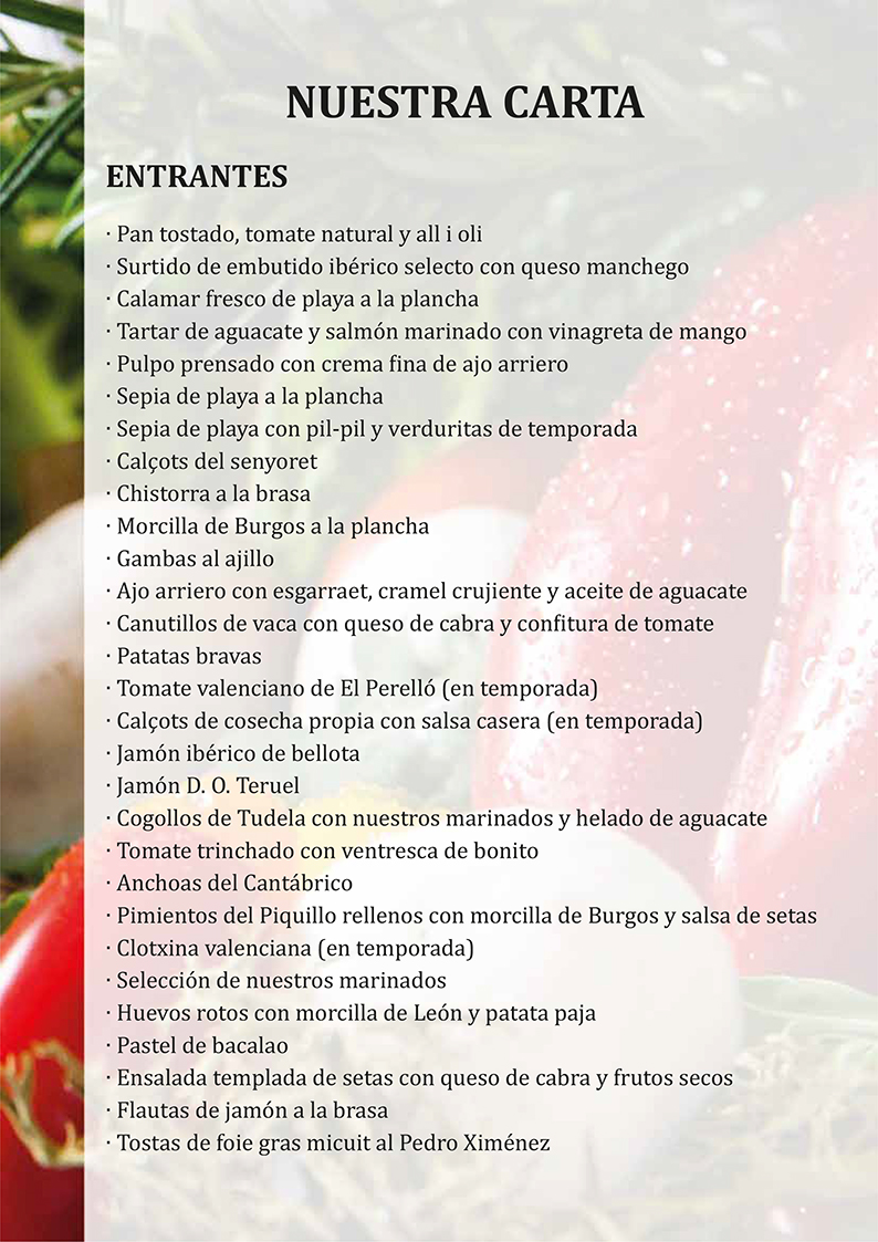 entrantes